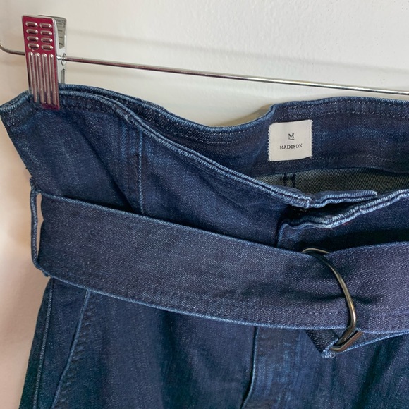 Madison Denim Eva Paperbag Belted Skirt NWT L - Picture 3 of 8